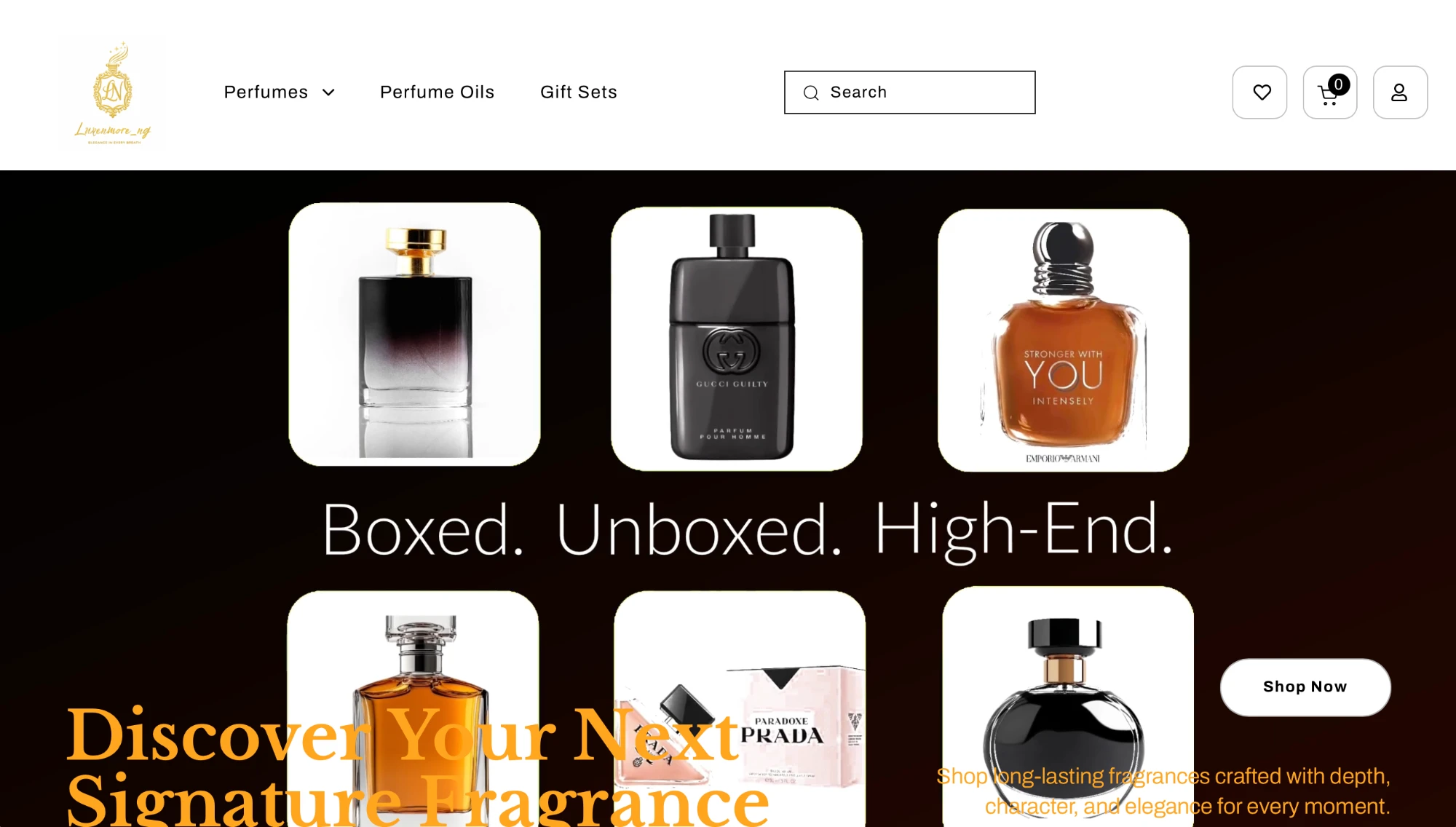 The Luxenmore website